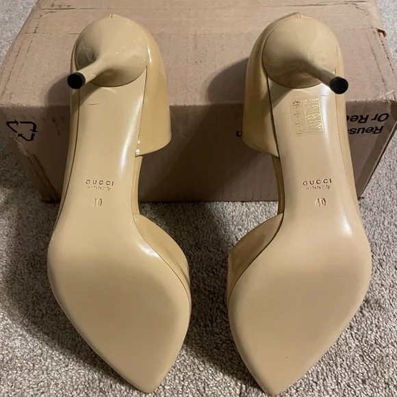 Gucci Patent Leather D’Orsay Pumps - Picture 3 of 4